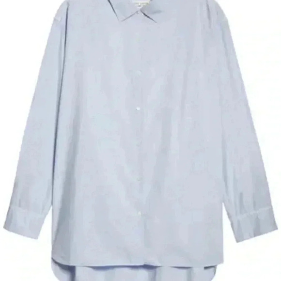 Nili Lotan Yorke Button Down Oversized Long Sleeve Shirt - Picture 2 of 7